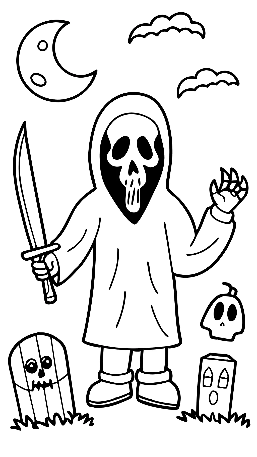 coloriages Ghostface